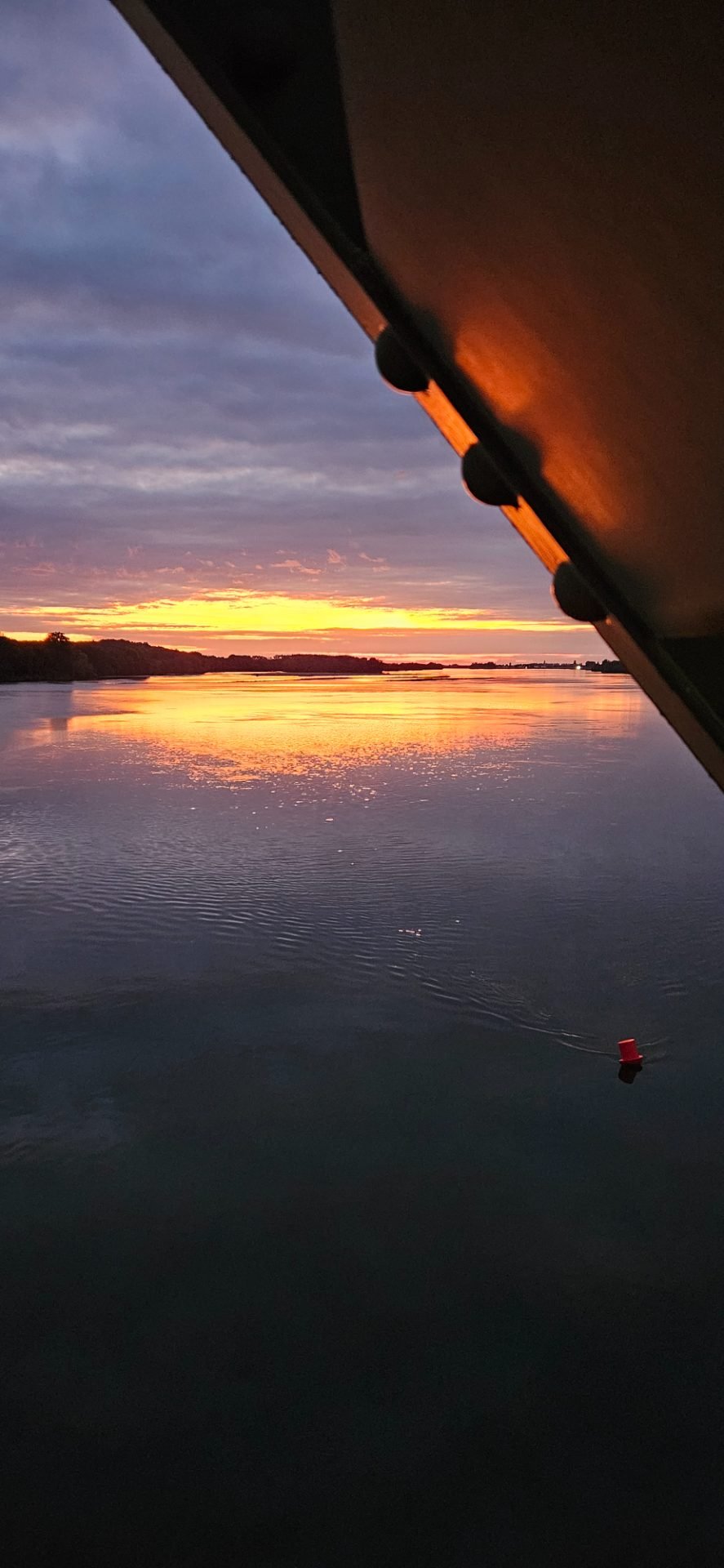 Coucher de soleil sur la Loire